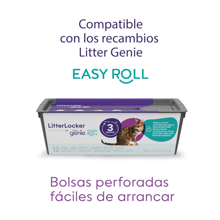 Litter Genie Recambio Bolsas Easy Roll para gatos - Image 2