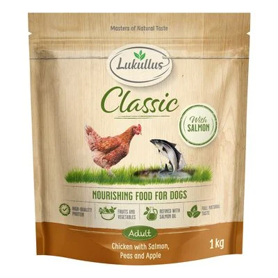 Lukullus Classic pollo y salmón NUEVO: 1 kg