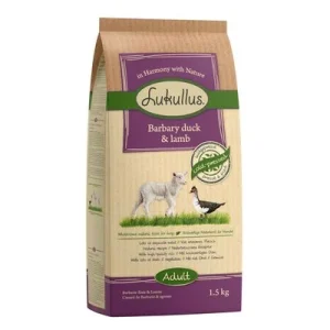Lukullus Cold-pressed pato criollo y cordero 1,5 kg