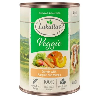 Lukullus Veggie comida húmeda vegetariana para perros 6 x 400 g
