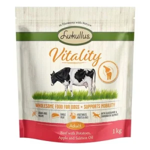 Lukullus Vitality Apoyo a la movilidad Sin Cereales con vacuno 1 kg