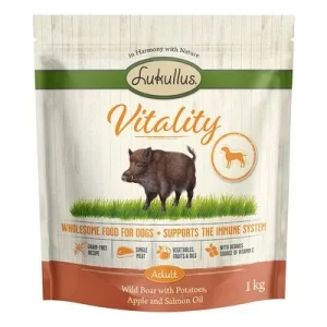 Lukullus Vitality Apoyo al sistema inmunitario sin cereales con jabalí 1 kg