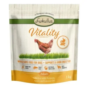 Lukullus Vitality Apoyo digestivo sin cereales con pollo 1 kg