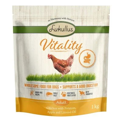 Lukullus Vitality Apoyo digestivo sin cereales con pollo 1 kg