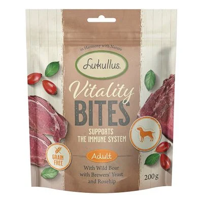 Lukullus Vitality Bites sistema inmunitario: jabalí (sin cereales) 200 g