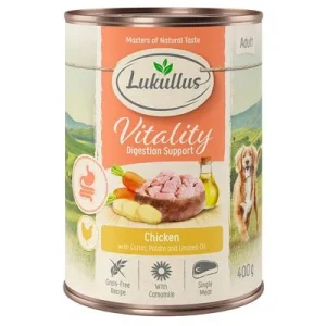 Lukullus Vitality Digestión, con pollo (sin cereales) 6 x 400 g