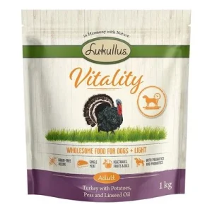 Lukullus Vitality Light sin cereales con pavo 1 kg