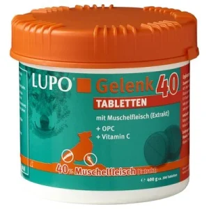 LUPO Gelenk 40 condroprotector para perros 200 comprimidos aprox.