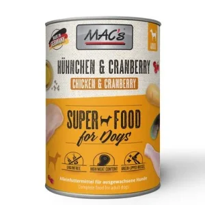 MAC's Adult Superalimentos 6 x 400 g Pollo y arándanos