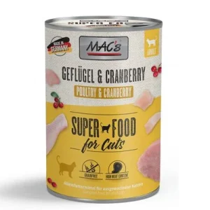 MAC's Cat 12 x 400 g - Pack Ahorro Ave y arándanos rojos