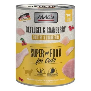 MAC's Cat 12 x 800 g - Pack Ahorro Ave y arándanos rojos