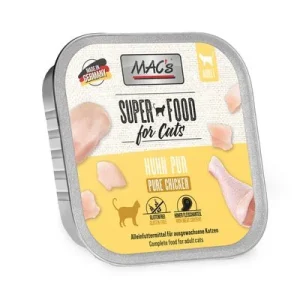 MAC's en tarrinas 16 x 100 g para gatos Pollo puro