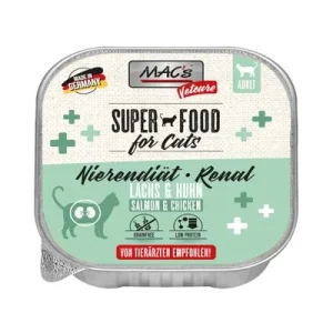 MAC's Vetcare dieta renal para gatos / Renal Salmón y pollo (16 x 100 g)