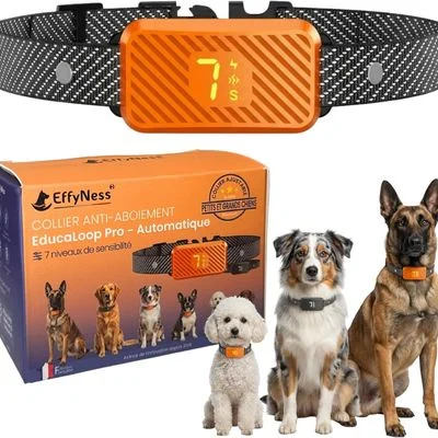 MCBOSON Collar antiladridos automático con 3 modos y 7 niveles 1 artículo