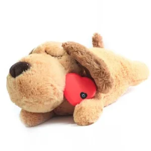 MCBOSON Juguetes para cachorros con latido de corazón, compañero dormir