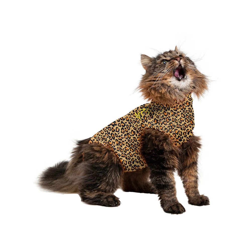 Medical Pet Shirt Camisa Leopardo para Gatos