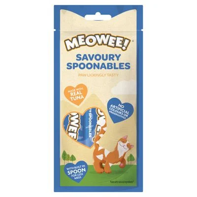 Meowee! Savoury Spoonables 4 x 14 g Atún