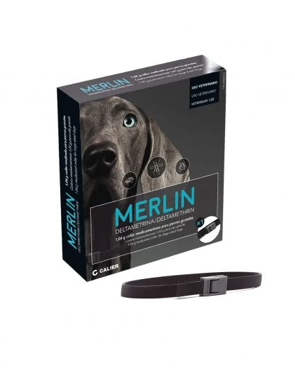 MERLIN 1,04 g COLLAR MEDICAMENTOSO PARA PERROS GRANDES