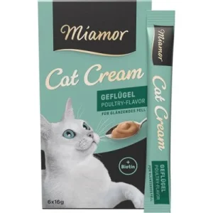 Miamor Cat Cream snack crema de ave para gatos 6 x 16 g