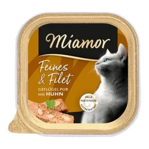 Miamor Feines & Filet 16 x 100 g Ave pura y pollo