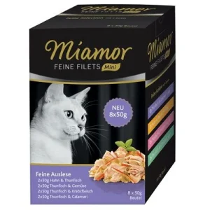 Miamor Filetes Finos Mini 8 x 50 g - Pack mixto Selección excelente
