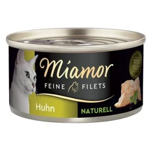 Miamor Filetes Finos Naturelle 24 x 80 g - Pack Ahorro Pollo puro