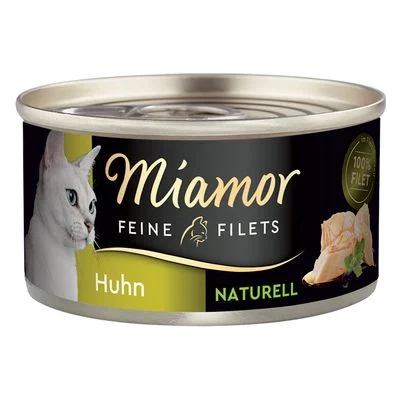 Miamor Filetes Finos Naturelle 24 x 80 g - Pack Ahorro Pollo puro