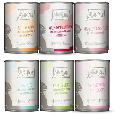 MjAMjAM 6 x 400 g - Pack de prueba Mix (6 variedades)