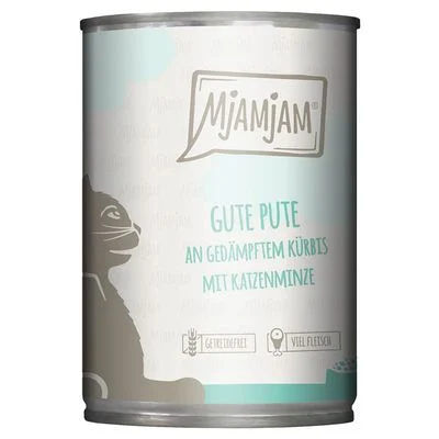 MjAMjAM 6 x 400 g Rico pavo con calabaza al vapor