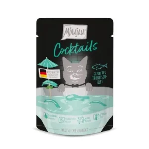 MjAMjAM Cocktails con atún 12 x 40 g snack para gatos Filete de atún