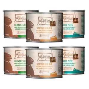 MjAMjAM con carne pura 6 x 200 g - Pack de pureba mixto Mix (3 variedades)