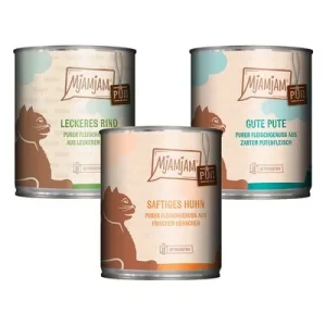 MjAMjAM con pura carne 6 x 800 g - Pack mixto Mix (3 variedades)