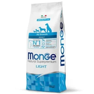Monge All Breeds Light salmón con arroz 12 kg
