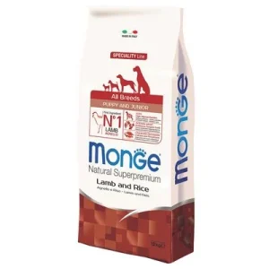 Monge All Breeds Puppy cordero y arroz 12 kg