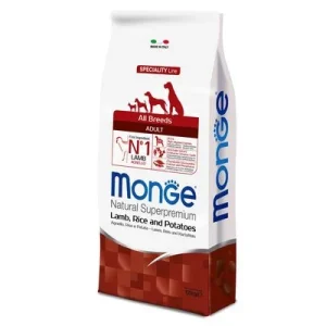 Monge Super Premium cordero, arroz y patata 12 kg