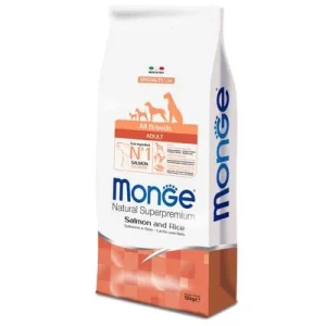 Monge Super Premium salmón y arroz 12 kg