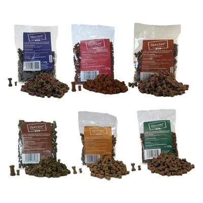 Multipack Chewies Mini huesitos 6 x 125 g Ave, salmón, cordero, panza, vacuno y venado