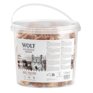 Músculos de orejas de cerdo "Vast Pasture" Wolf of Wilderness 1,25 kg (caja de almacenamiento)