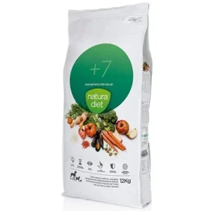 Natura Diet Senior 7+ con pollo pienso para perros 12 kg