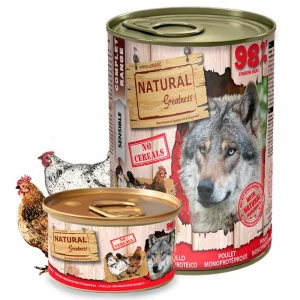 NATURAL GREATNESS | Pollo Monoproteico Lata 400g