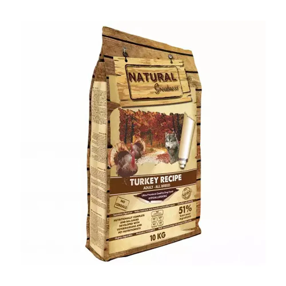 Natural Greatness Receta de Pavo Medium-Large 2kg y 10Kg