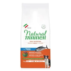 Natural Trainer Adult Medium con atún y arroz 12 kg