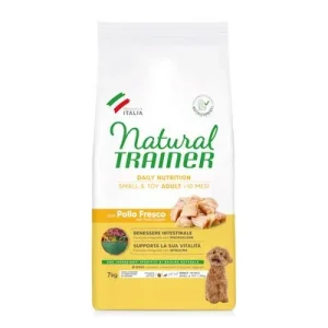 Natural Trainer Adult Small & Toy con pollo fresco y arroz 7 kg