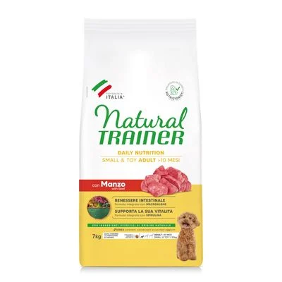 Natural Trainer Adult Small & Toy con vacuno 7 kg