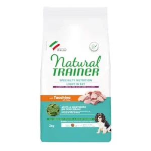 Natural Trainer Light in Fat Adult Small & Toy con pavo 2 kg
