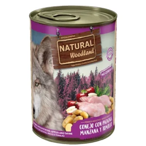 NATURAL WOODLAND Conejo, Patatas, Manzana y Tomillo 400g