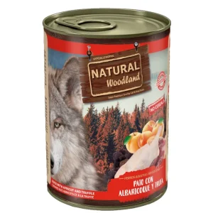 NATURAL WOODLAND Pato, Albaricoque y Trufa 400g