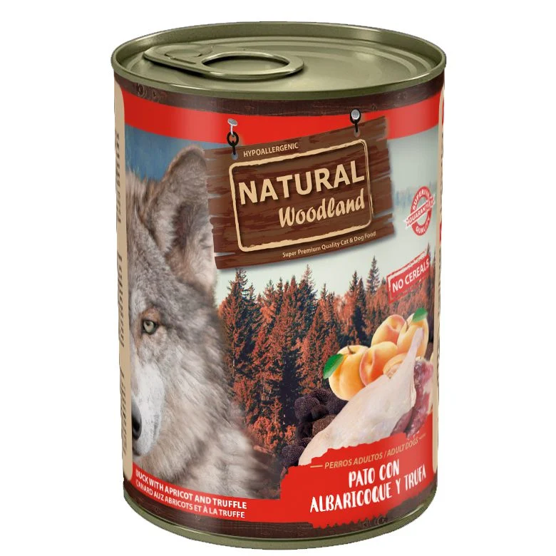 NATURAL WOODLAND Pato, Albaricoque y Trufa 400g