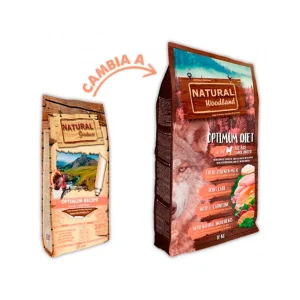Natural Woodland Receta Optimum Razas Grandes 10kg