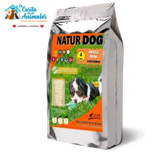 Naturdog ADULT MINI | Pienso Perros Mini Razas Pequeñas (4kg | 14kg)